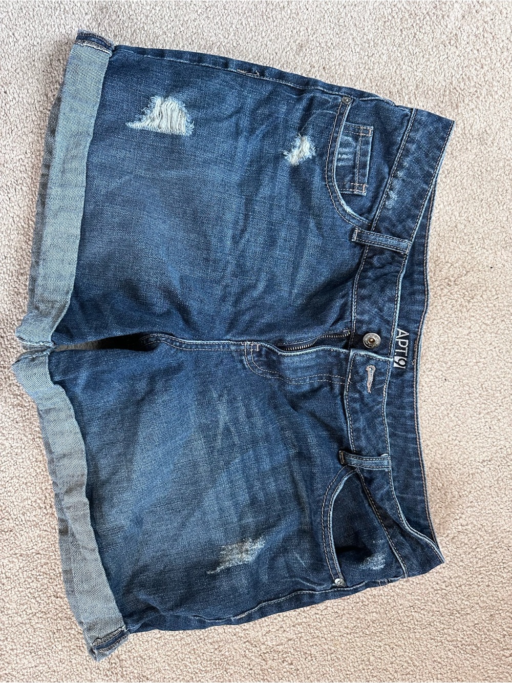 Apt. 9 Medium Blue Denim Shorts